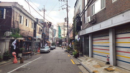 서울시 마포구 상수·당인 역세권 장기전세주택 사업부지 서영상 기자