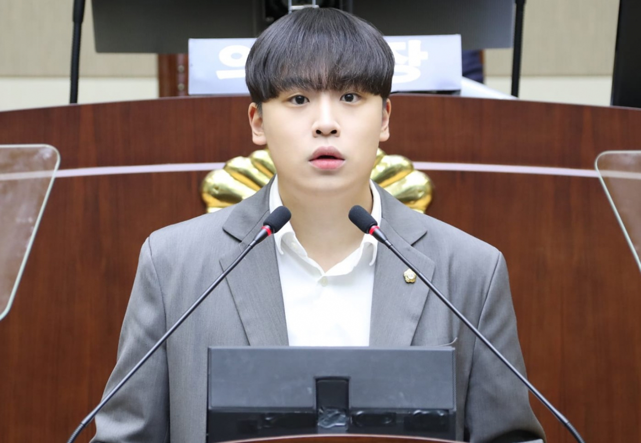 관악구 구정 질의 모습. [최인호 구의원 페이스북]