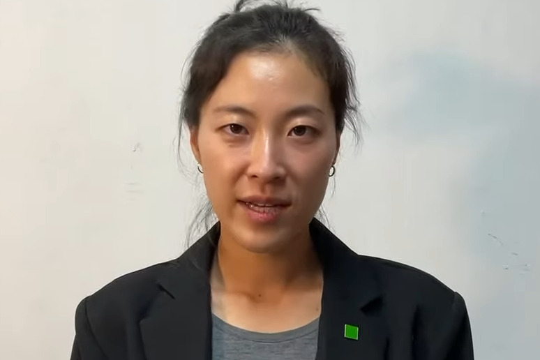 김예원 녹색당 공동대표. [공공운수노조 유튜브]