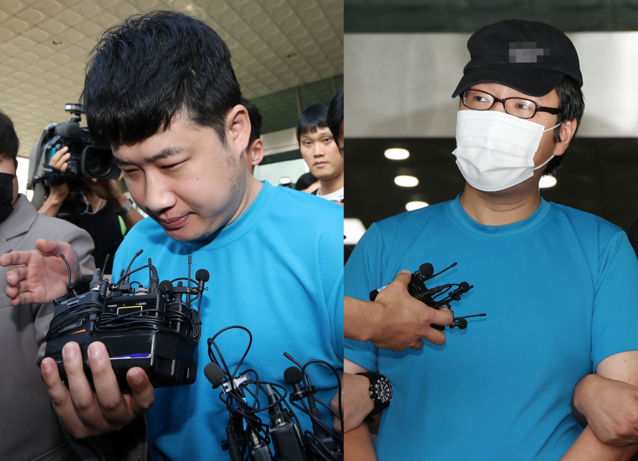 신림역 흉기 난동 피의자 조선(왼쪽)과 신림동 성폭행 사건 피의자 최윤종. [연합]