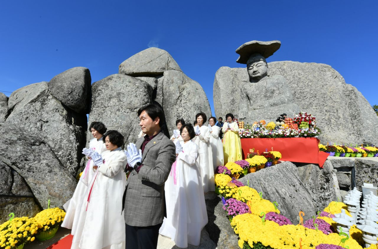 2022년 다례봉행 모습.[경산시 제공]
