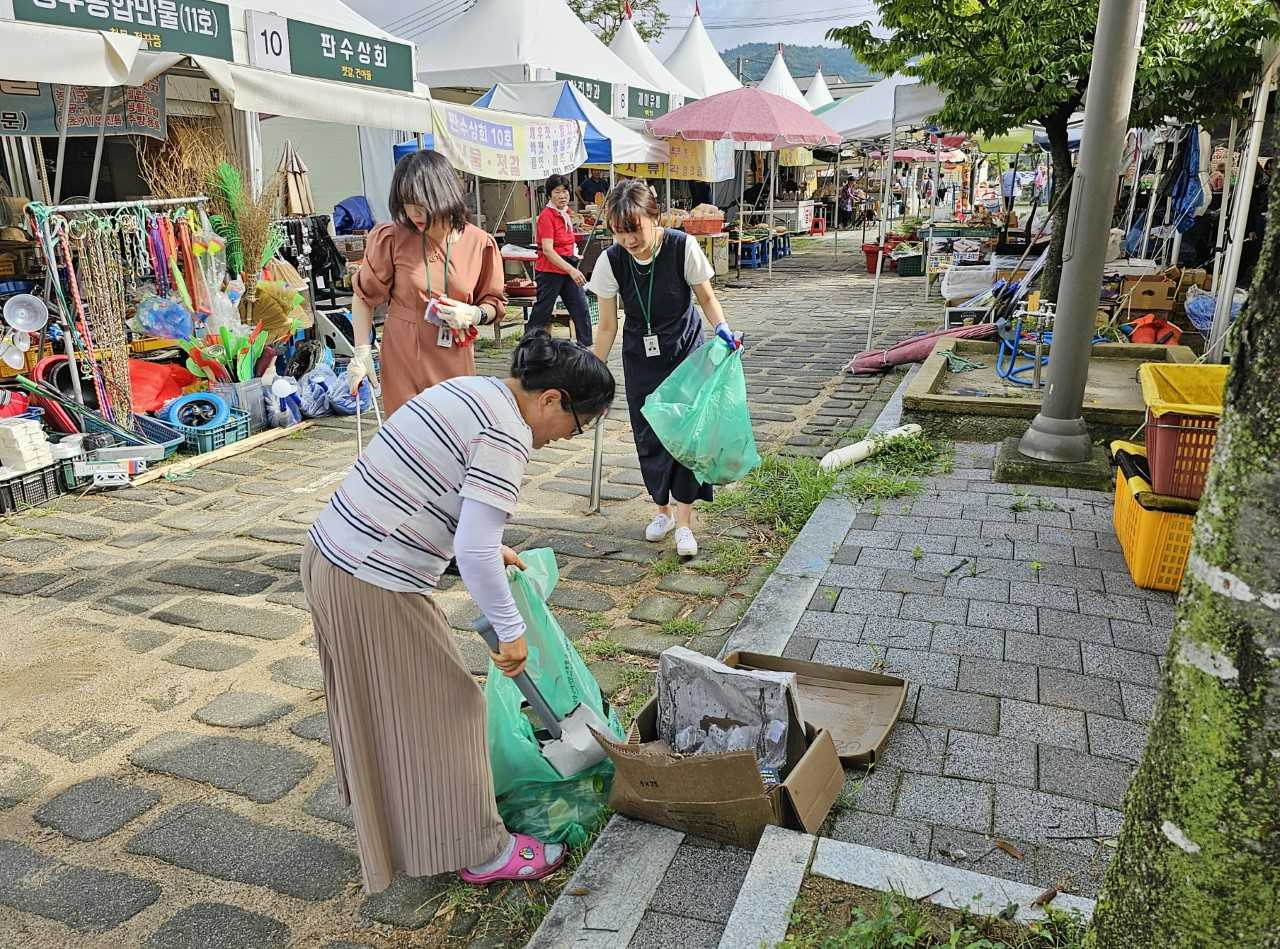 담양군, 창평 전통 임시시장 일원 물가안정 캠페인