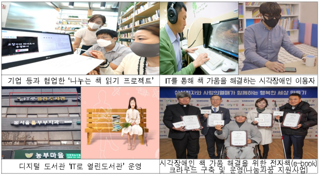 ‘아이티로(IT로) 시각장애인 사회적협동조합’의 활동사진[기획재정부 제공]