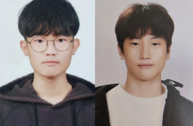 전도영·장수인 학생. [전북 완주소방서]