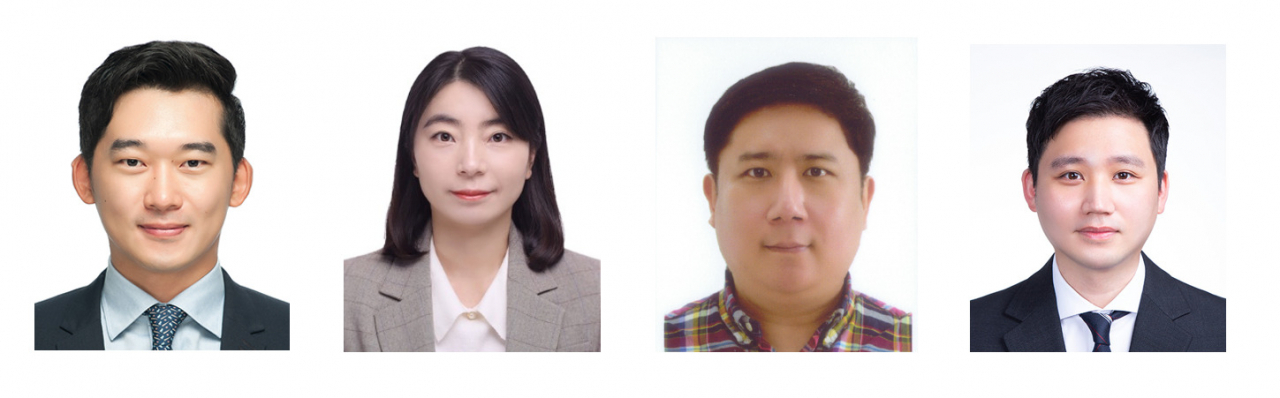 장우대(왼쪽부터) UST-KRICT 스쿨 교수, 노경희 UST-KRIBB스쿨 교수, 김한기 UST-KIER 스쿨 교수, 정재우 UST-KIOST 스쿨 교수.[UST 제공]