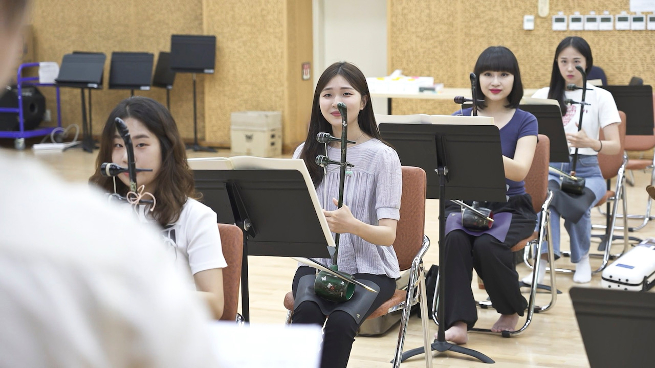 ‘오케스트라 이음’은 일종의 국악관현악 사관학교다. 이것만으로 온전한 커리큘럼이다. 과정으로 치면 ‘국악관현악 심화반’쯤 된다. [국립국악관현악단 제공]