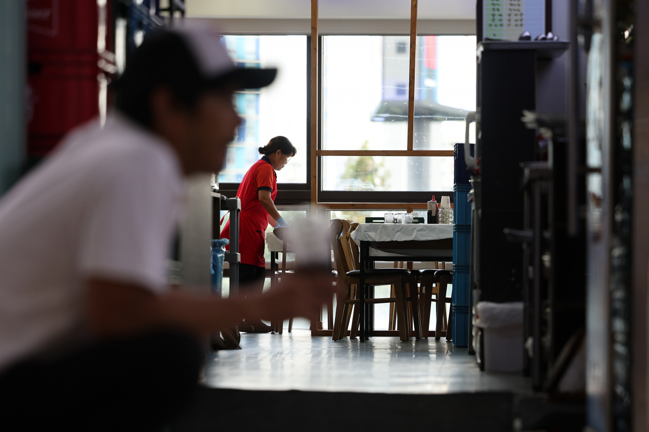 지난 25일 서울 동작구 노량진 수산시장 내 식당 모습(사진은 기사 내용과 관련 없음). [연합]
