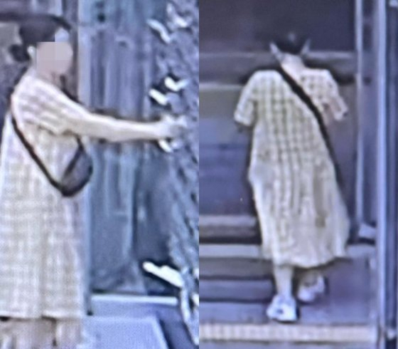 피해자가 온라인 커뮤니티에 공유한 CCTV화면. [보배드림 캡처]