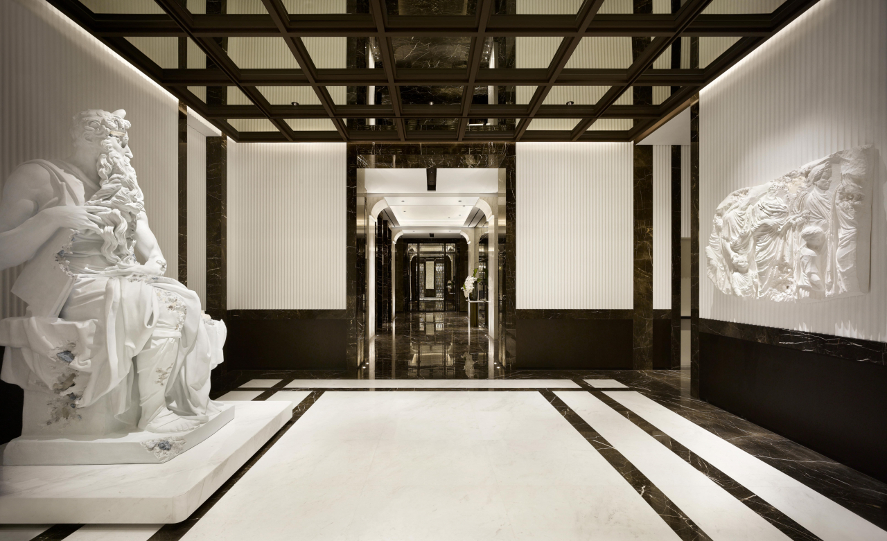 서울 강남구에 위치한 조선 팰리스 서울 강남, 럭셔리 컬렉션 호텔(Josun Palace, a Luxury Collection Hotel, Seoul Gangnam). 2021년 문을 연 국내 유일한 럭셔리 컬렉션 호텔이다. [메리어트 인터내셔널 제공]
