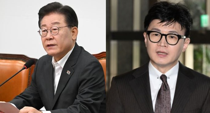 이재명 더불어민주당 대표(왼쪽)과 한동훈 법무부 장관.(자료사진) [연합]