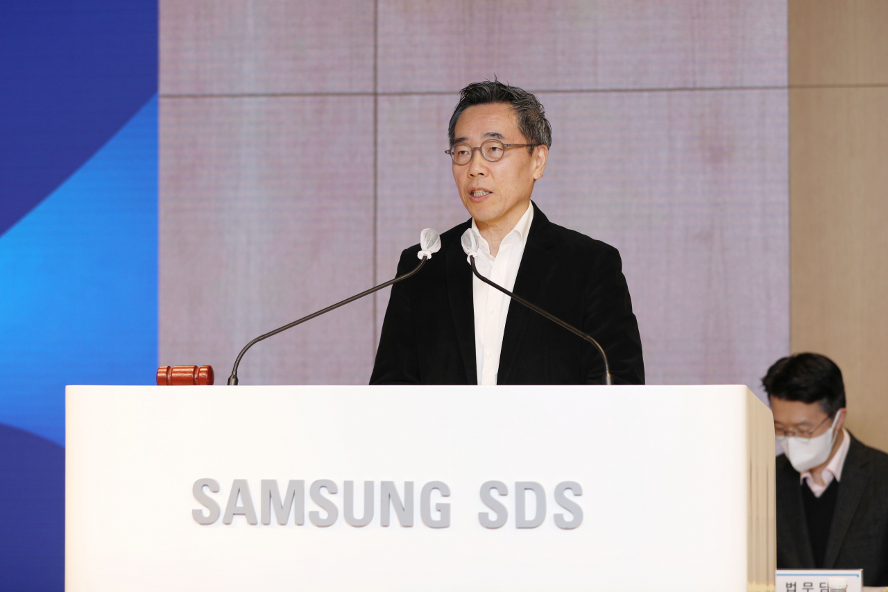 황성우 삼성SDS 대표이사(사장). [삼성SDS 제공]