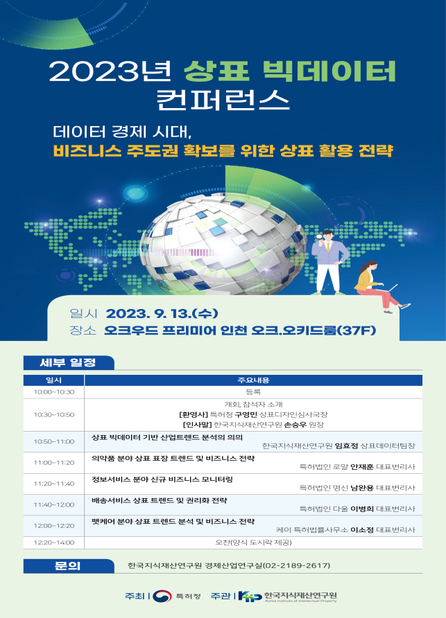 2023 상표 빅데이터 컨퍼런스 포스터