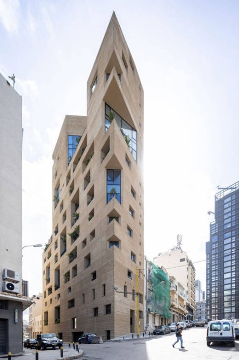 "Stone Garden" in Beirut, Lebanon, designed by Lina Ghotmeh (courtesy of Iwan Baan)