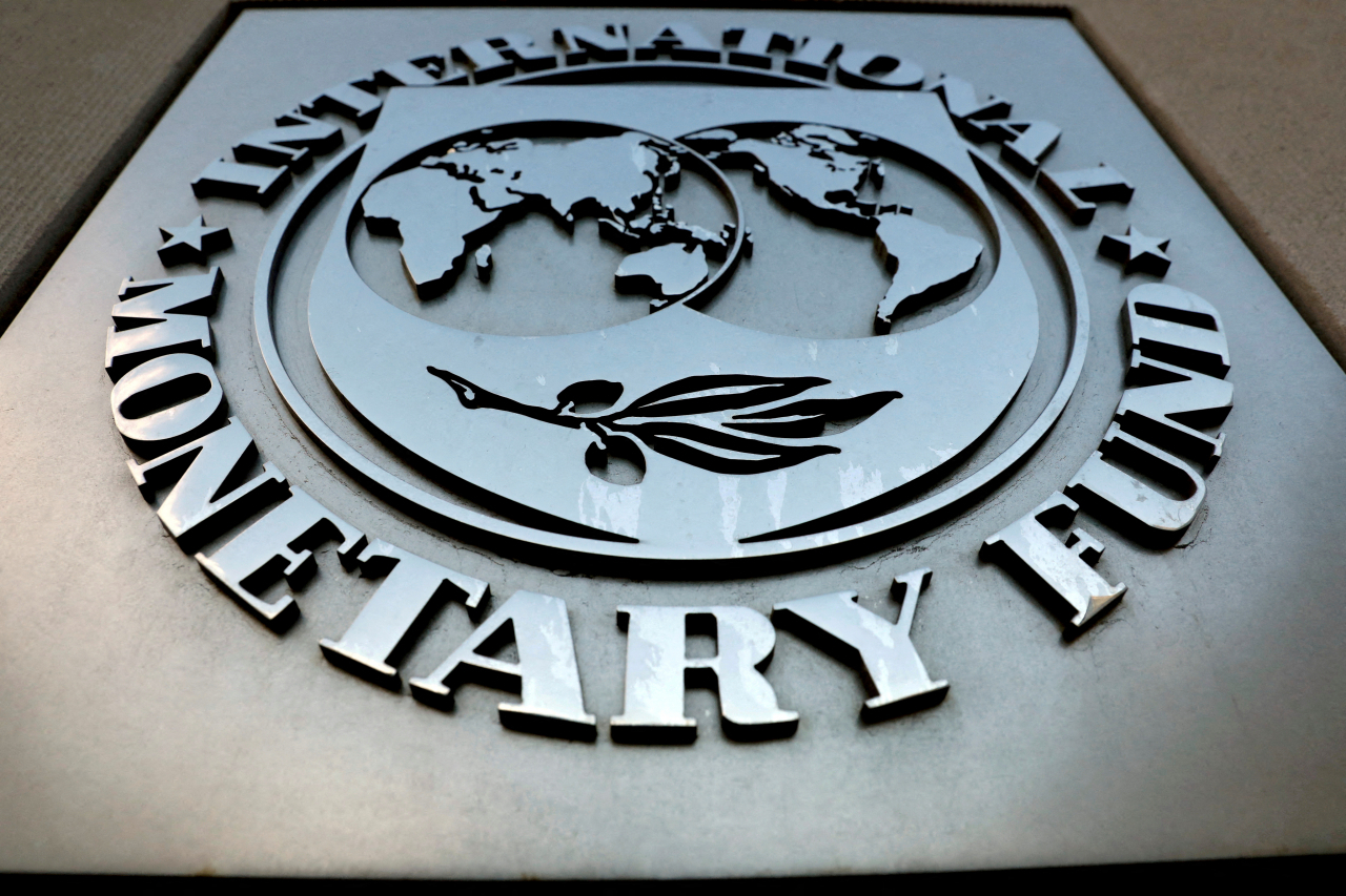 국제통화기금(IMF) 로고. [로이터]