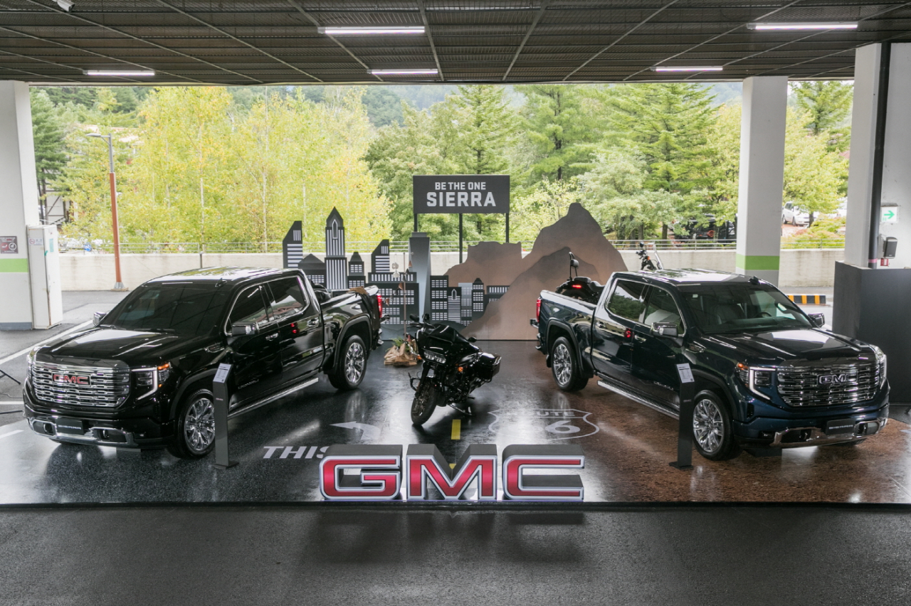 제25회 코리아 내셔널 호그 랠리 행사장에 마련된 GMC 전시 부스. [GMC 제공]