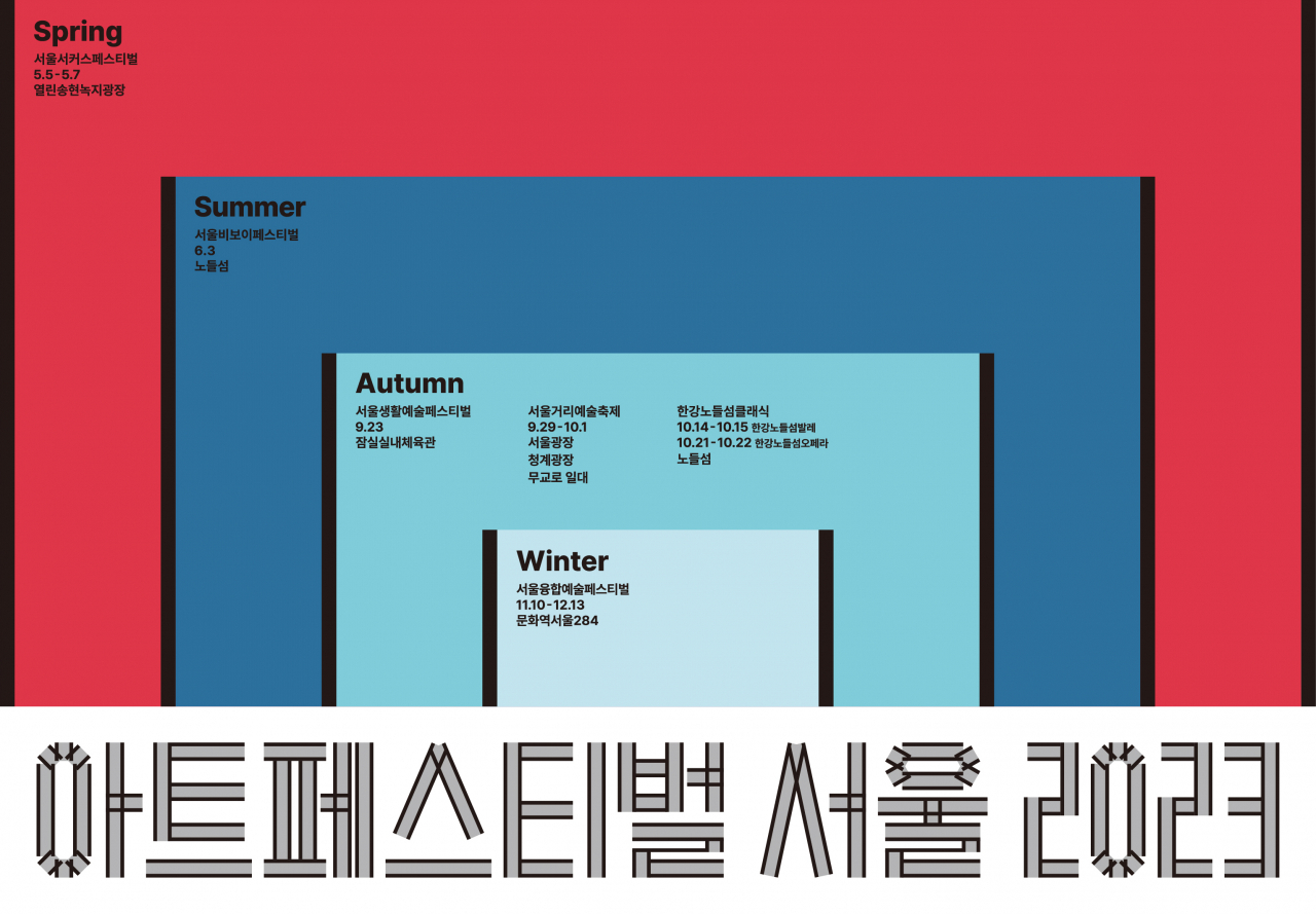 아트페스티벌 서울 2023 홍보 포스터. [서울시 제공]