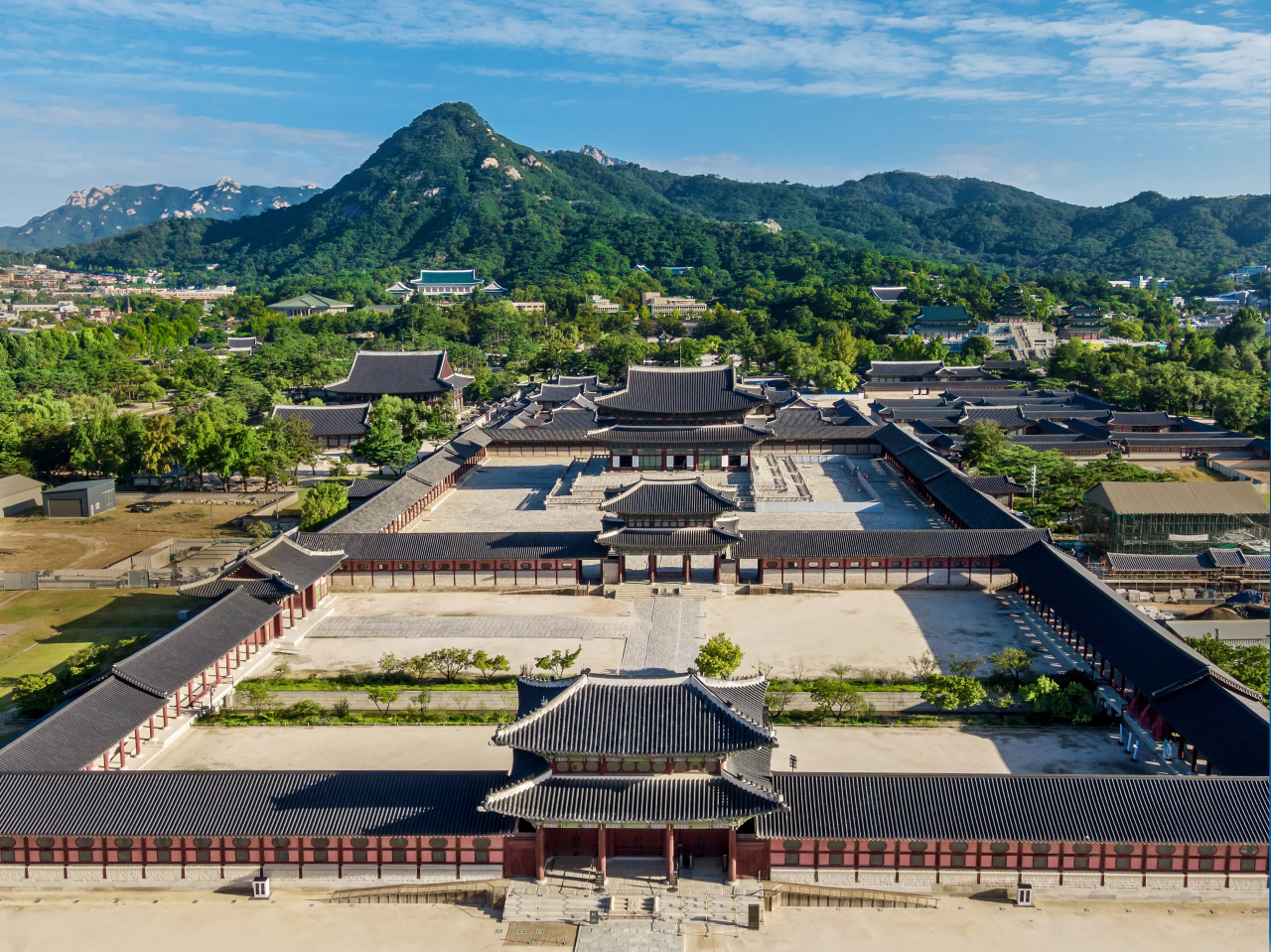 경복궁, 청와대, 북악산