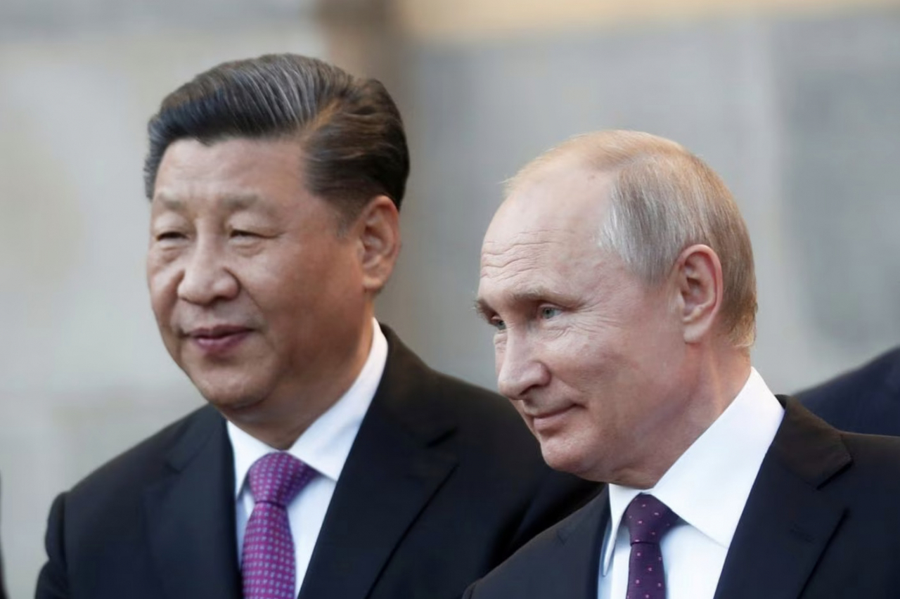 시진핑 중국 국가주석과 블라디미르 푸틴 러시아 대통령 [로이터]