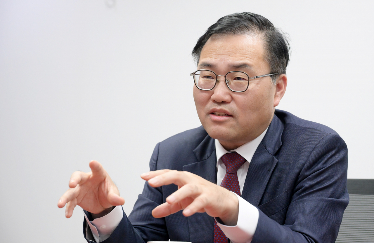 홍석준 국민의힘 규제개혁추진단 위원장이 지난 12일 오후 서울 여의도 국회 의원회관에서 헤럴드경제와 인터뷰를 하고 있다. 이상섭 기자