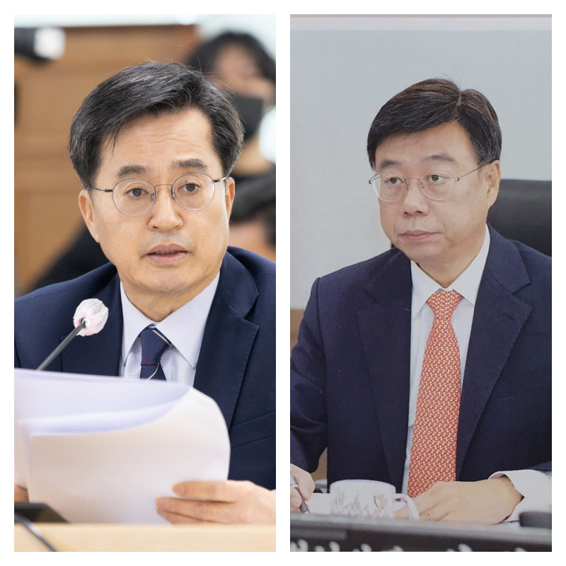 김동연 지사(왼쪽)과 신상진 성남시장(오른쪽)