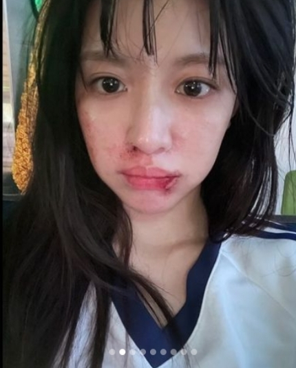 무빙 촬영 장면 [고윤정 SNS]