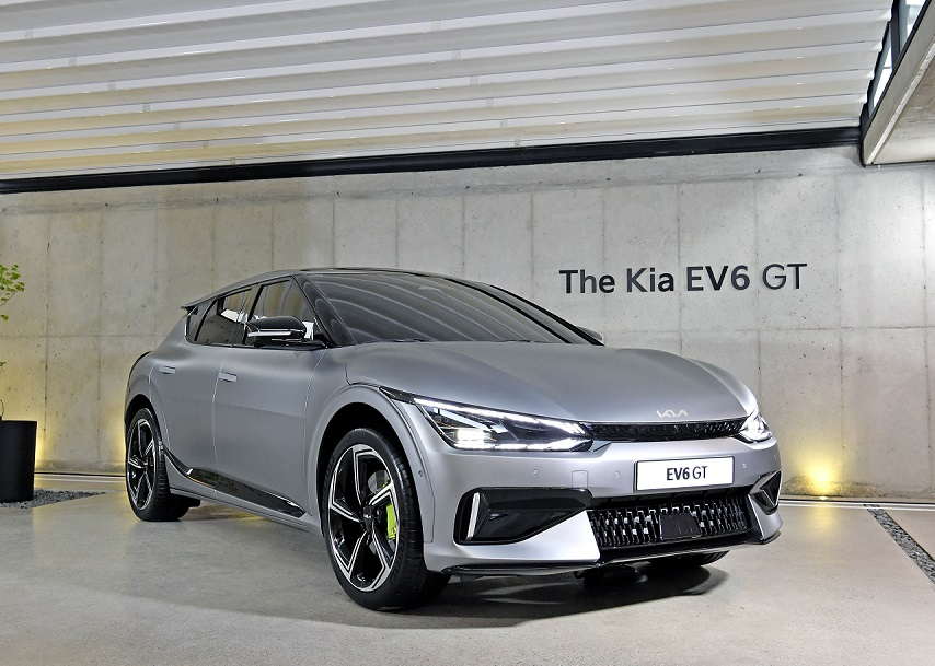 기아 순수 전기차 ‘EV6’의 고성능 버전인 ‘EV6 GT’. [기아 제공]