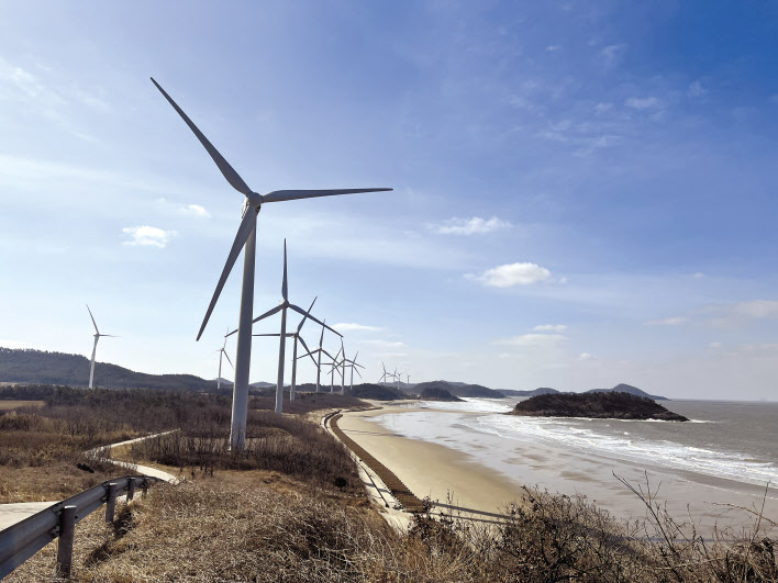 전남 신안군 신안그린에너지 육상풍력단지 김은희 기자