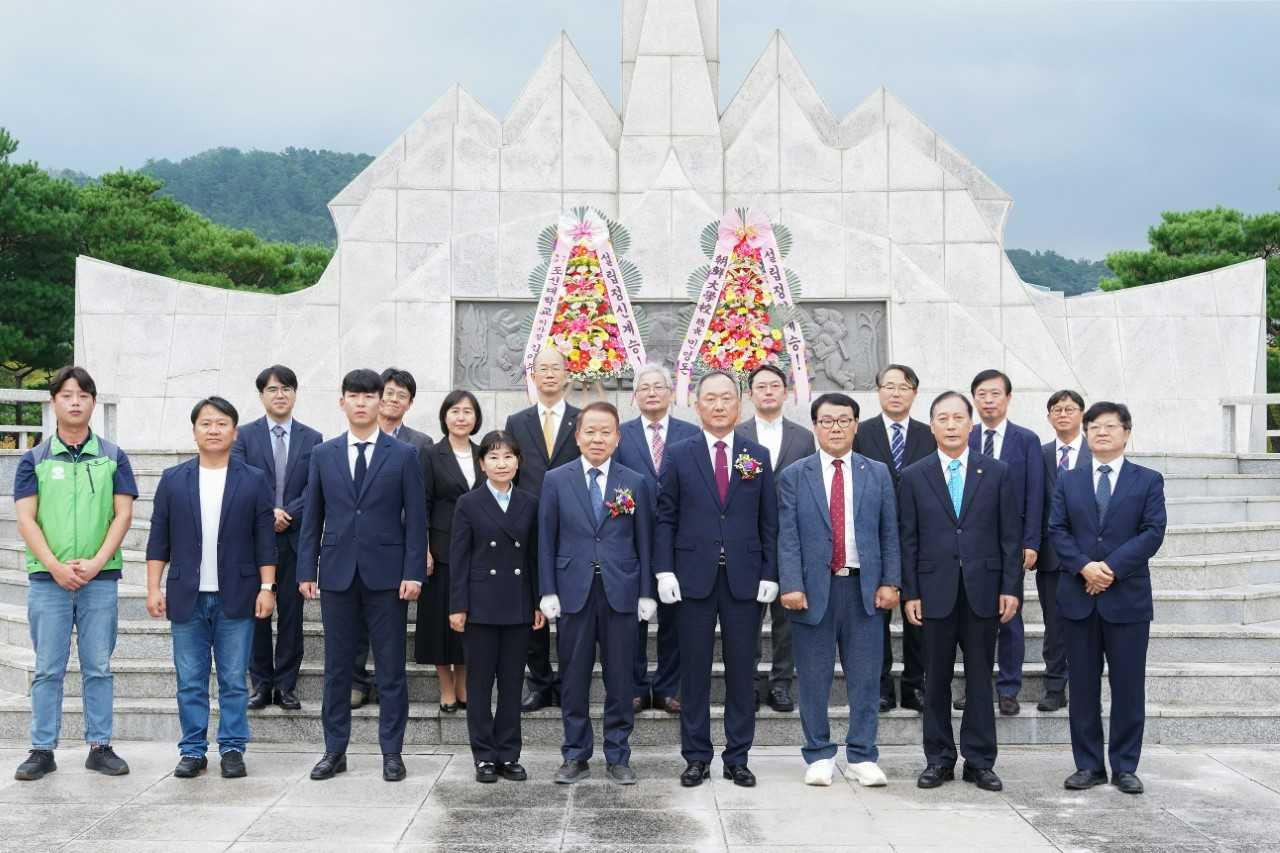 조선대학교는 26일 오전 10시30분 해오름관에서 개교 77주년 기념식을 진행했다