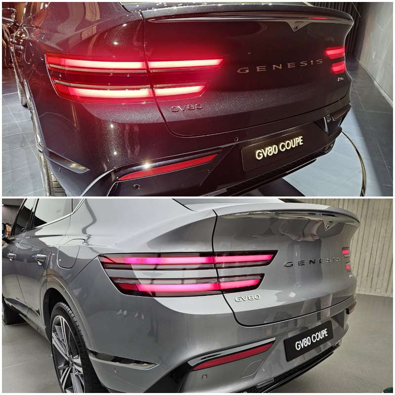 GV80 쿠페 후면. 서재근 기자