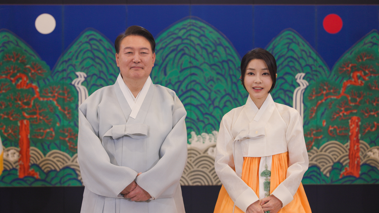 윤석열 대통령과 부인 김건희 여사. [대통령실 제공]