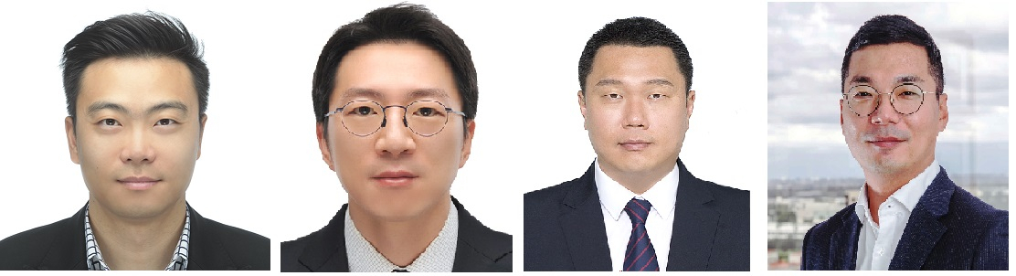 한화솔루션의 신규 임원으로 선임된 박수경(왼쪽부터) 전략 부문 프로, 류현철 케미칼 부문 프로, 김규철 큐셀 부문 프로, 김지현 큐셀부문 프로. [한화솔루션 제공]