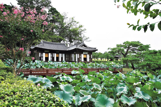 선교장 활래정 모습