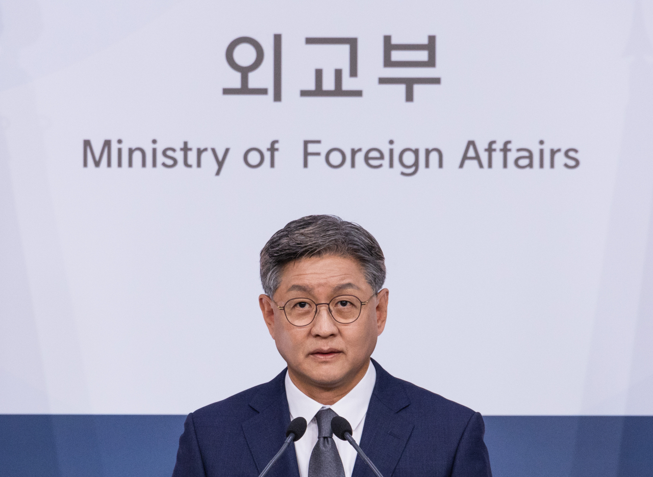 임수석 외교부 대변인. [연합]