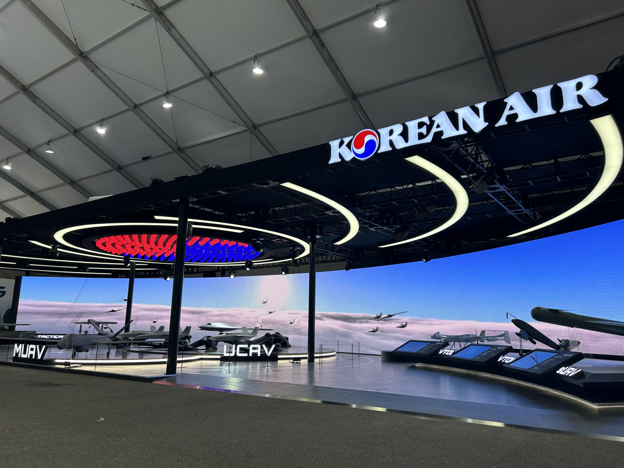 서울 ADEX 2023 대한항공 부스. [대한항공 제공]