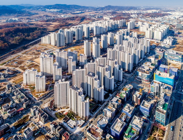 인천 청라 루원시티 아파트단지 전경