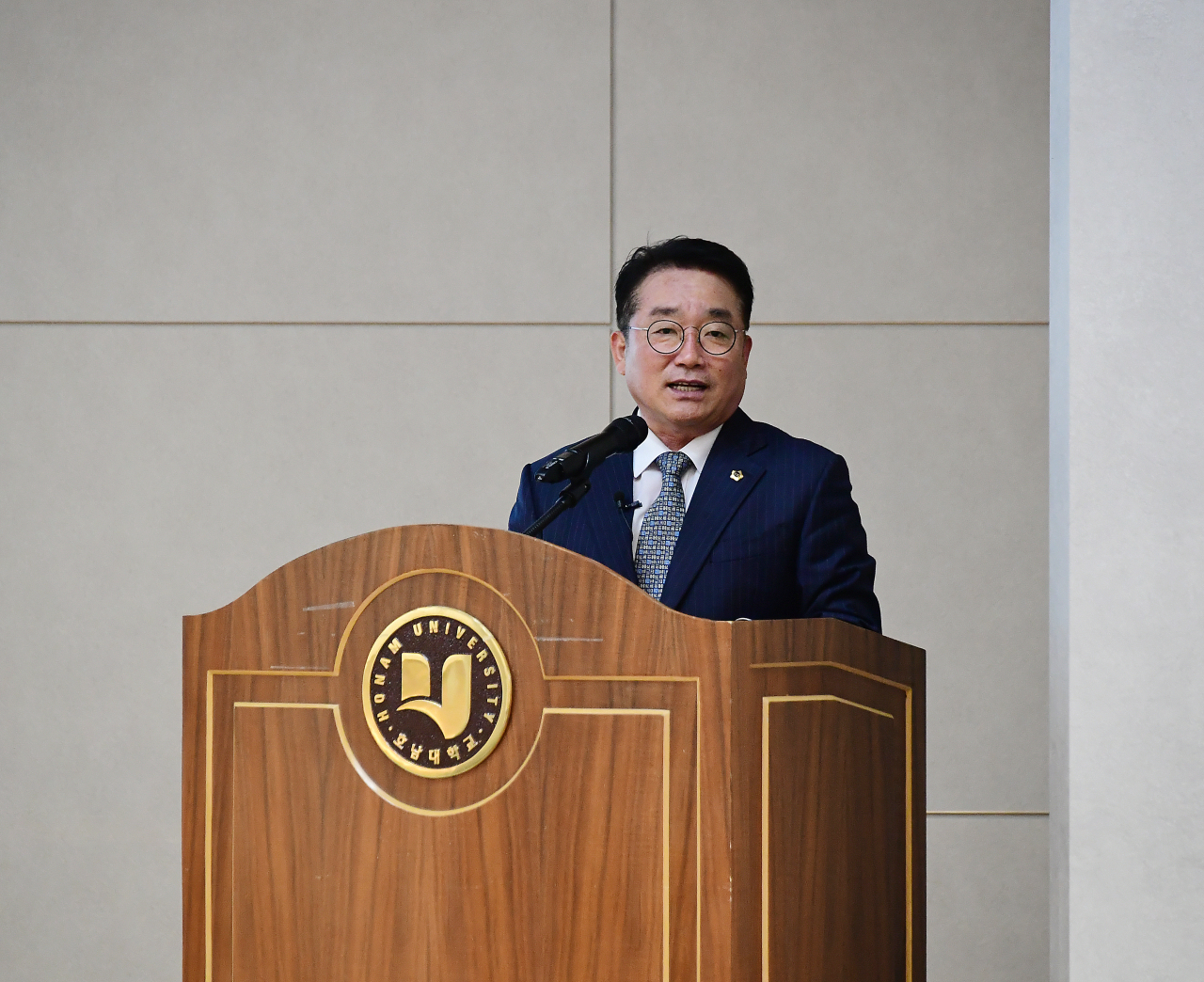 정무창 의장 호남대 특강