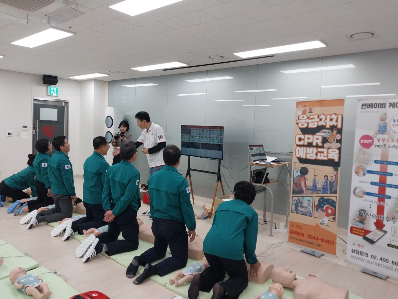용산구 심폐소생술 상설교육장에서 교육이 진행되고 있는 모습. [용산구 제공]