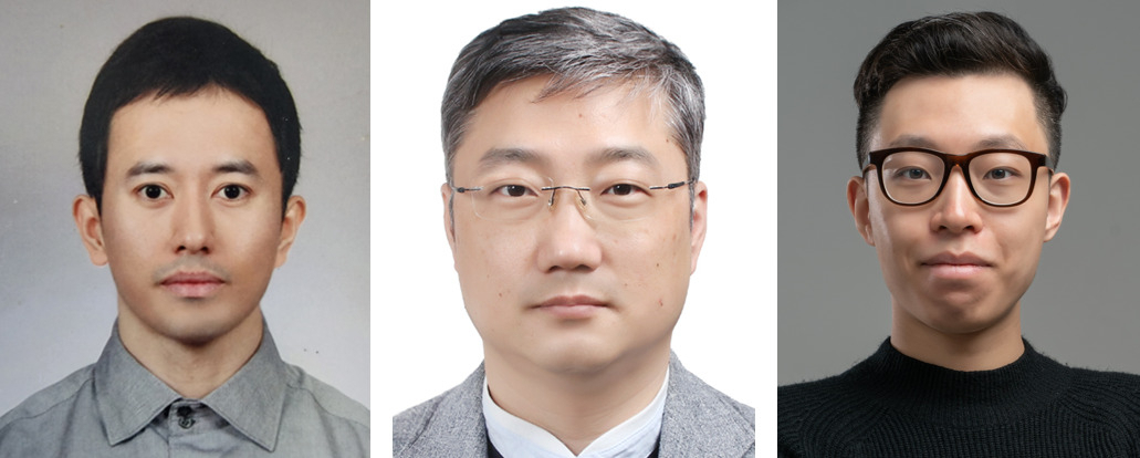 강대천(왼쪽부터), 이현기 잇츠센서 대표, 박용찬 클레브레인 대표.[DGIST 제공]