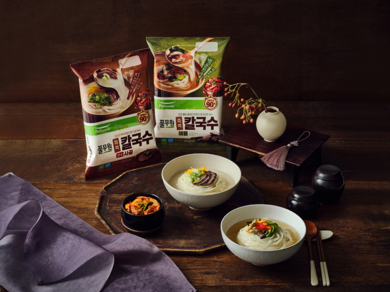 풀무원 신제품 ‘즉석 칼국수’ 2종 [풀무원 제공]