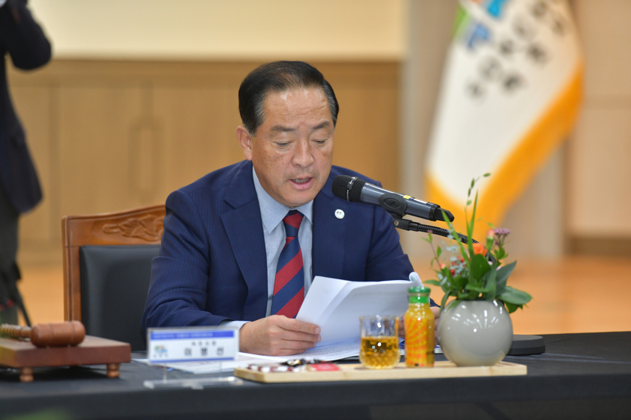 이병선 속초시장.