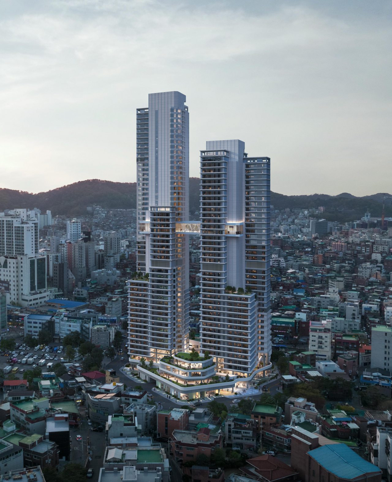 연신내역(은평구 불광동 319-1번지 일대) 도심 공공주택 조감도[사진=서울시 제공]