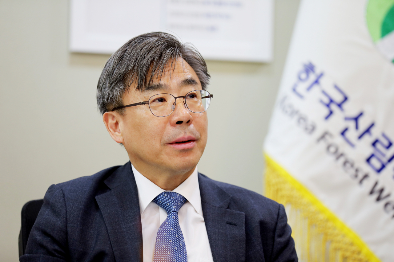 최근 취임 1주년을 맞은 남태헌 한국산림복지진흥원장. 그는 지난 1년간 조직의 체질을 개선하고 산림복지 서비스에 대한 국민 체감도를 높이는데 주력해왔다고 말했다.