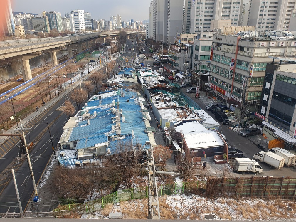 성동구 마장먹자골목 일대 전경. [성동구 제공]