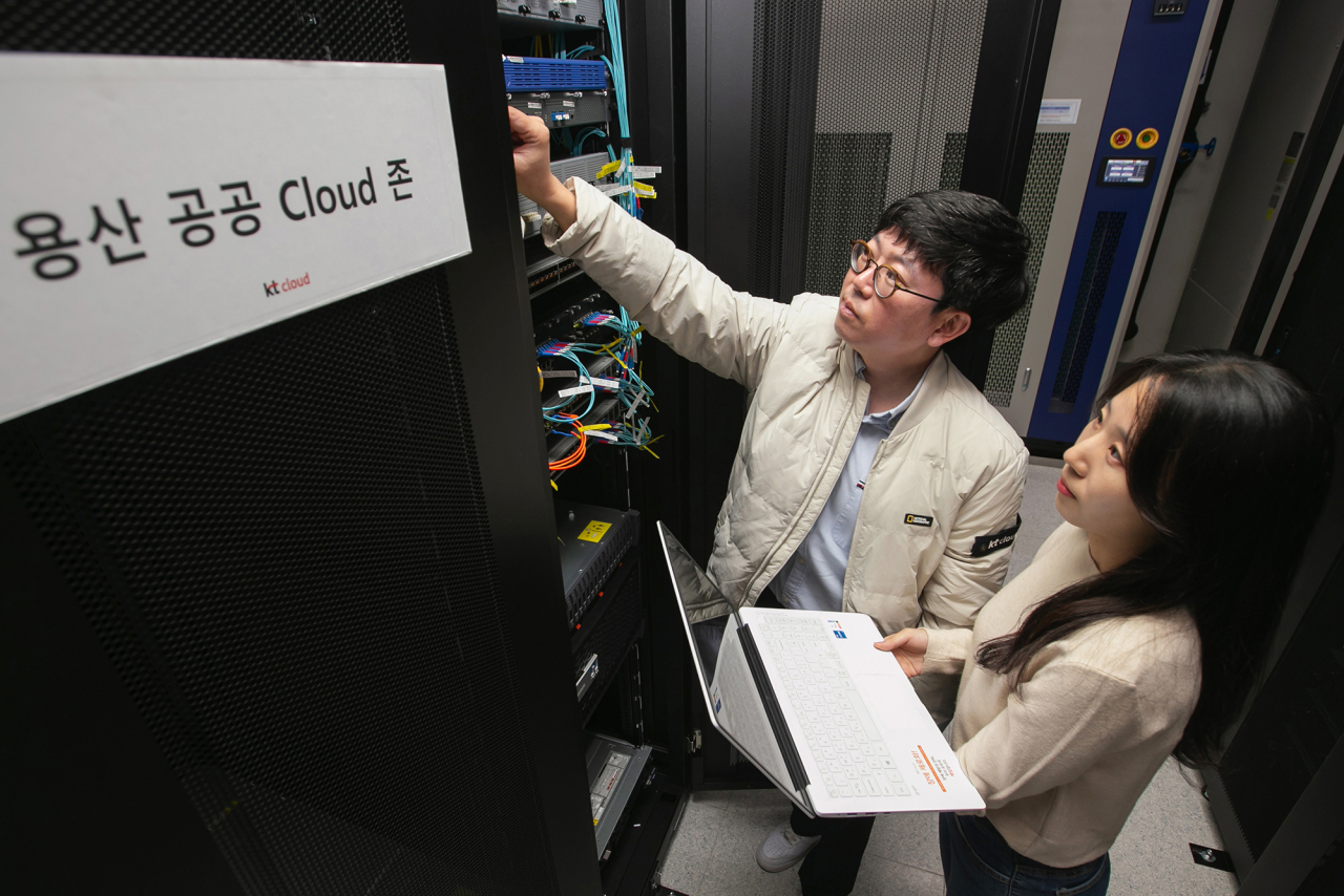 KT클라우드 용산 IDC 내 ‘공공 전용 Cloud 존’ [KT클라우드 제공]