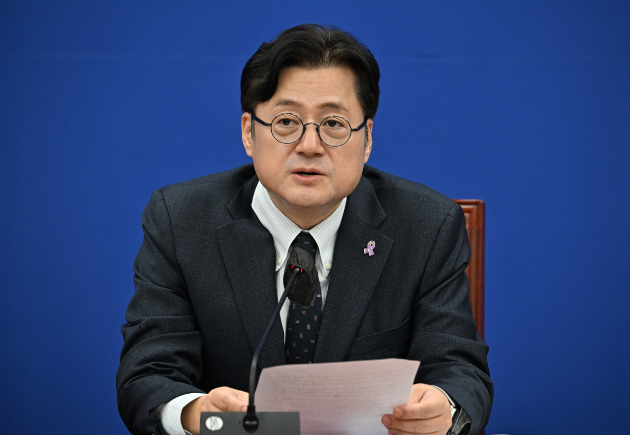 홍익표 더불어민주당 원내대표. 임세준 기자