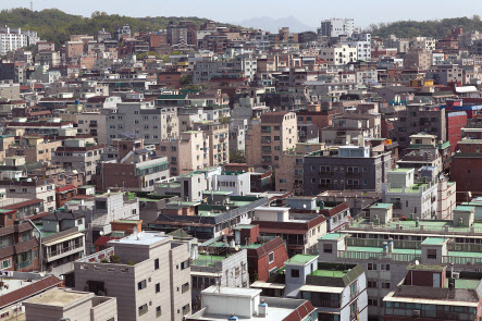 서울 강서구 화곡동 빌라 밀집 지역의 모습 [연합]