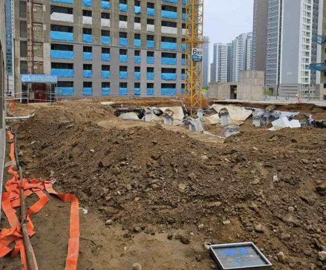 인천 검단아파트 지하주차장 붕괴사고〈연합뉴스〉
