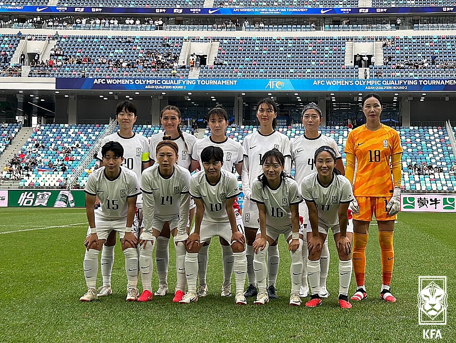 한국 여자축구 대표팀.[축구협회 제공]