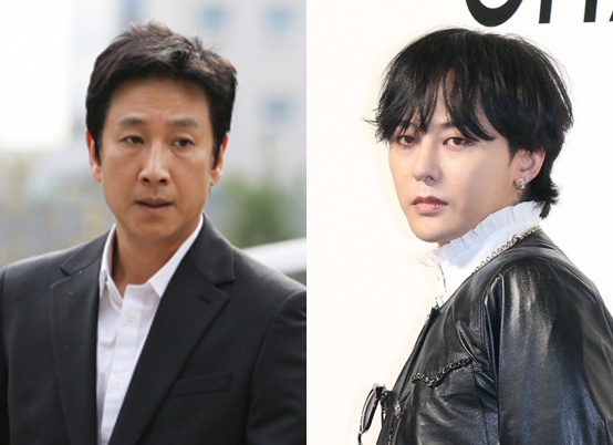마약 투약 혐의를 받는 배우 이선균과 가수 지드래곤. [연합·헤럴드POP]