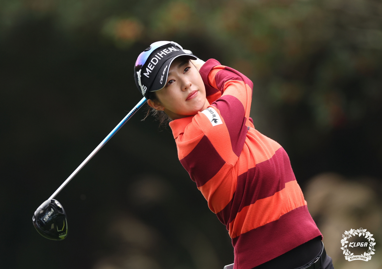 선두를 달리다 비로 최종라운드가 취소되면서 첫 우승 도전이 무산된 김재희.[KLPGA 제공]
